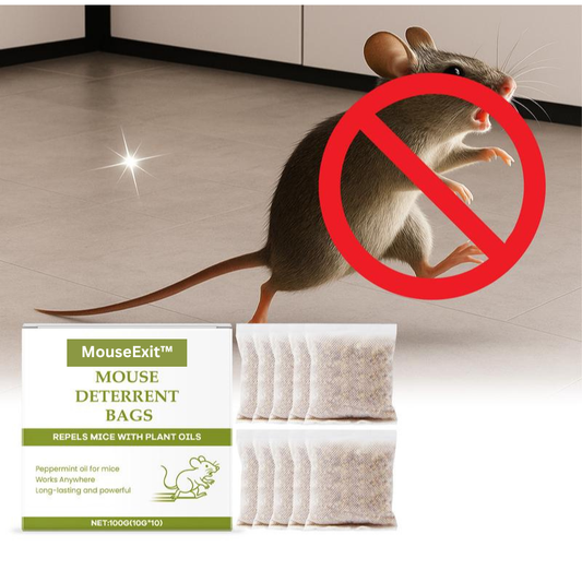 MouseExit™ Natural Peppermint Mouse Repellent Pouches (10 Pack)